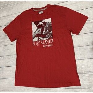 Play Cloths Y2K Graphic T Shirt Hip Hop Streetwear Our Gang Size 2XL Clipse
